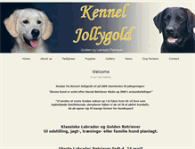 Tablet Screenshot of jollygold.dk
